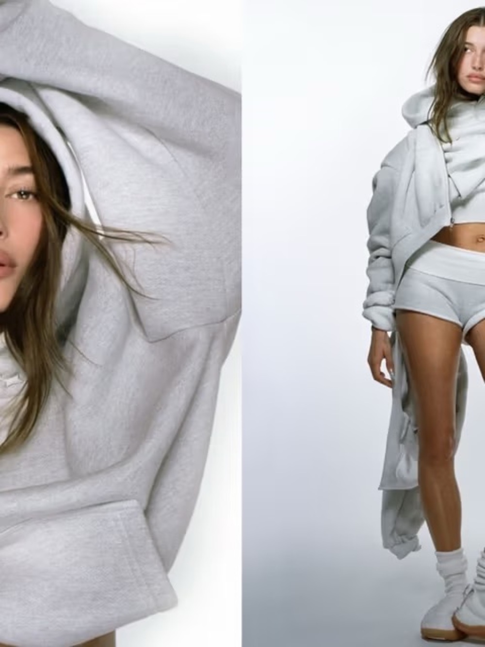 Hailey Bieber collection Skylrk Cozy Crewneck